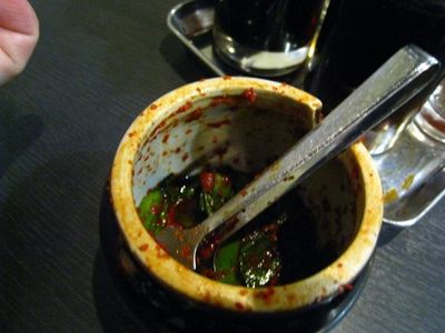 宜野湾市 『ラーメン花月嵐』の激辛壷ニラ