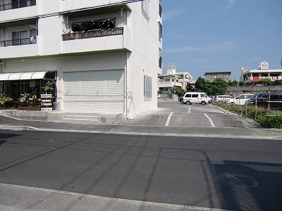 風雲駐車場への進入場所