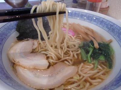 昇家のにぼ昇ラーメンの麺の画像