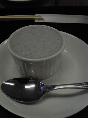 登竜門のミニ黒ゴマプリン